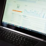 Marketing Metrics being displayed on a Laptop