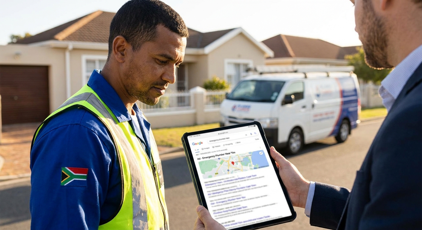 Google Ads for plumbers in South Africa