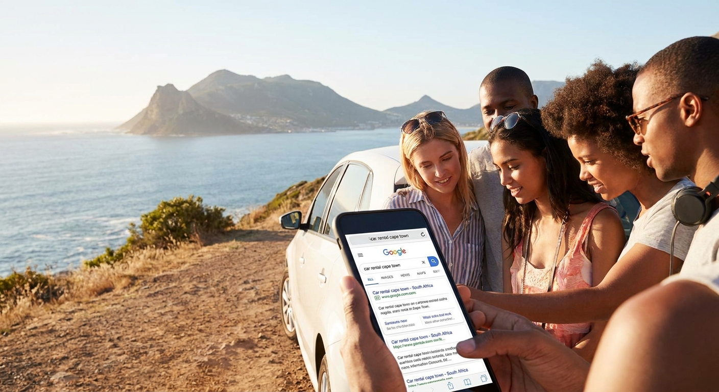 Google Ads for car rental companies in South Africa