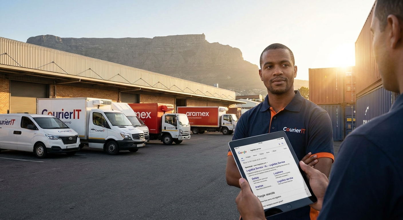 Google Ads for courier and logistics companies in South Africa