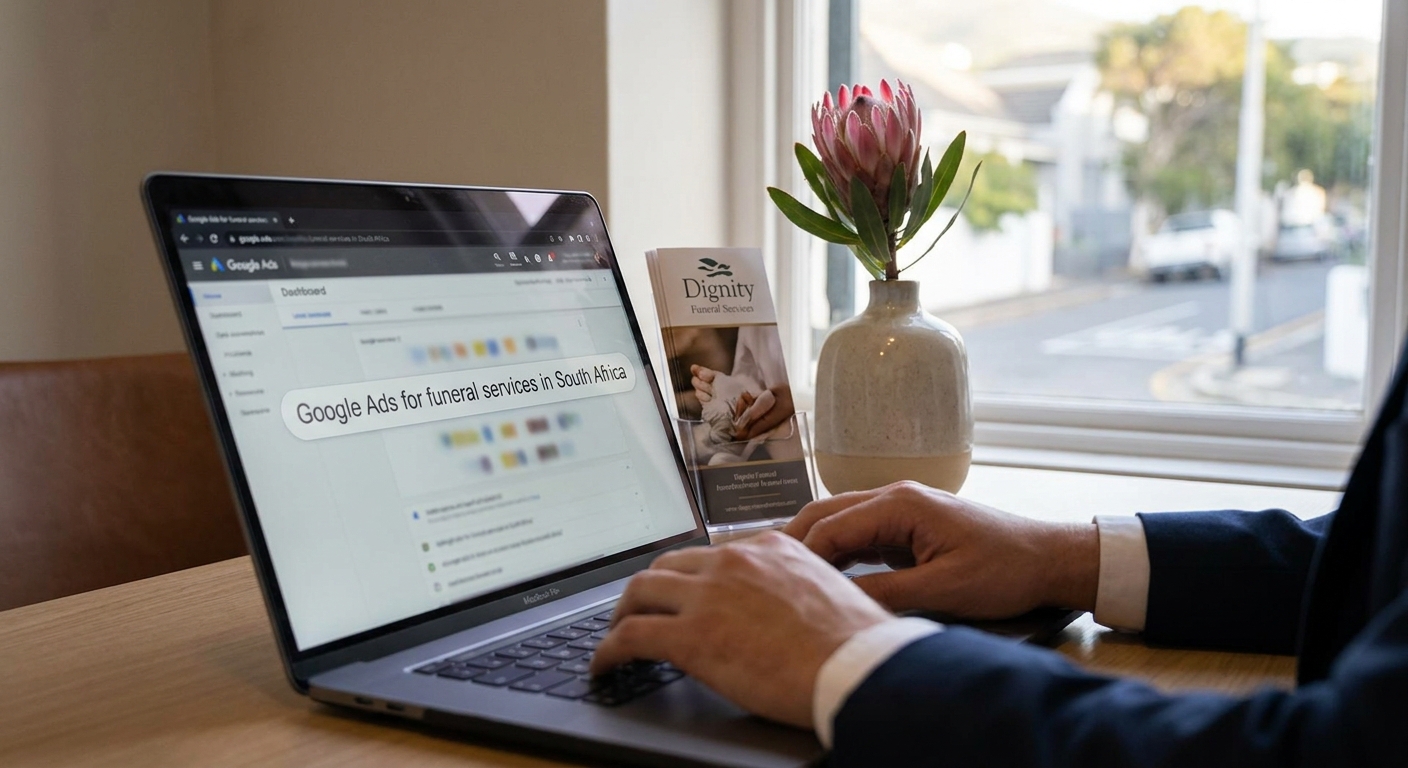 Google Ads for funeral services in South Africa
