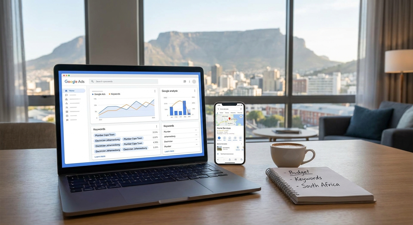 Google Ads for home services businesses in South Africa