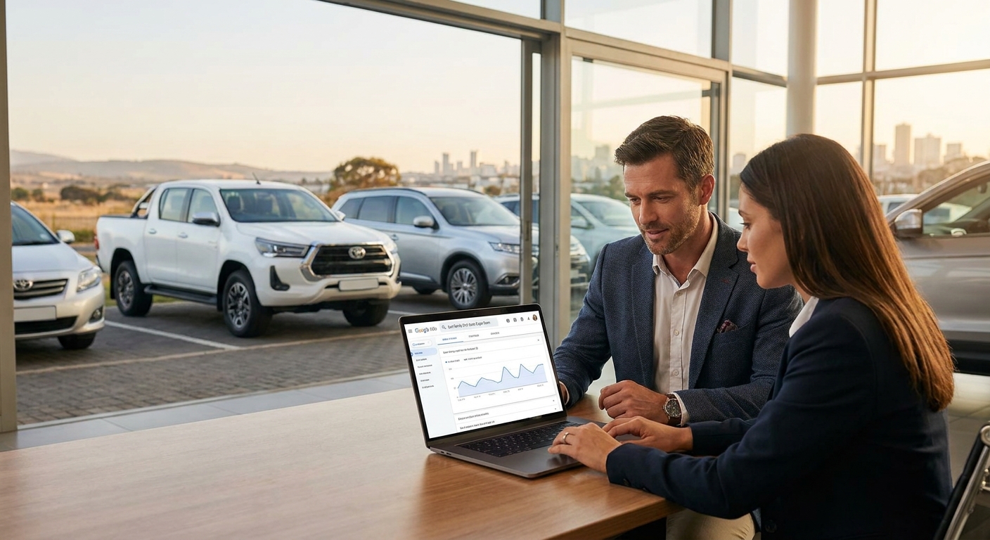 Google Ads for motor vehicle dealerships in South Africa