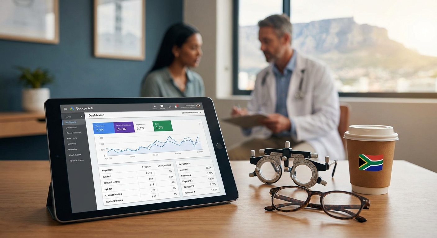 Google Ads for optometrists in South Africa