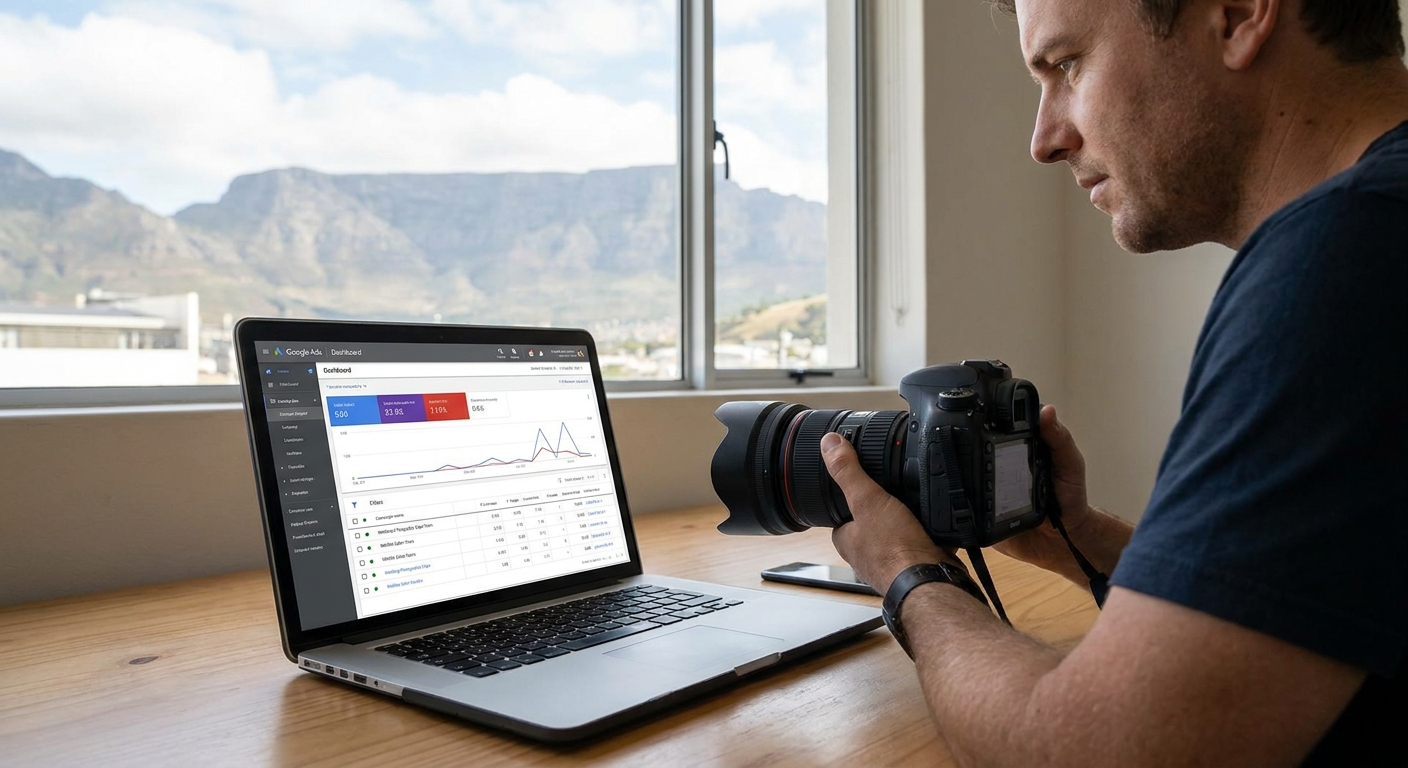 Google Ads for photographers in South Africa