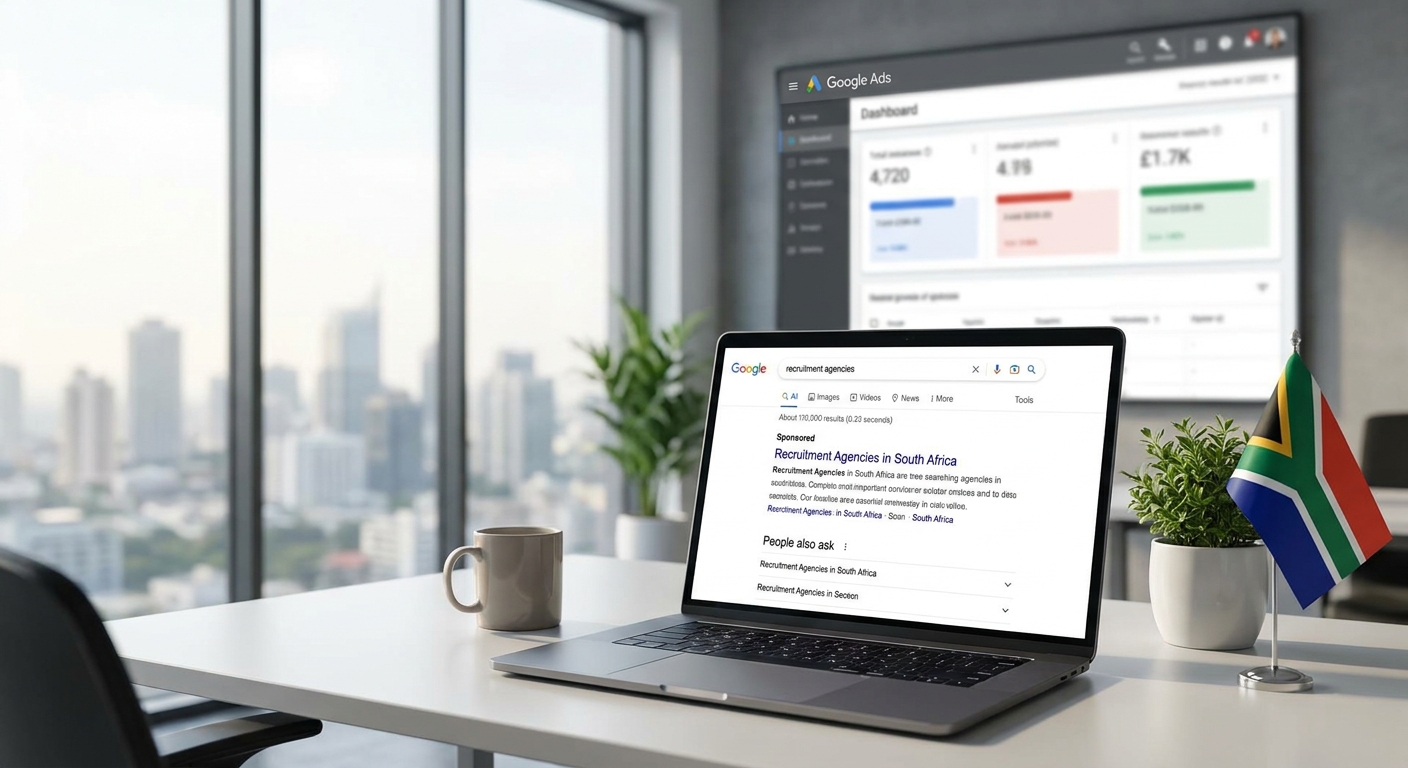 Google Ads for recruitment agencies in South Africa