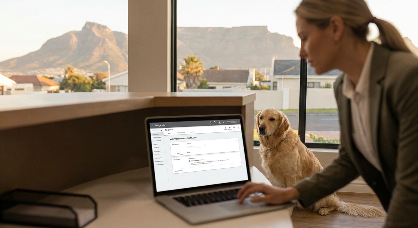Google Ads for veterinary practices in South Africa
