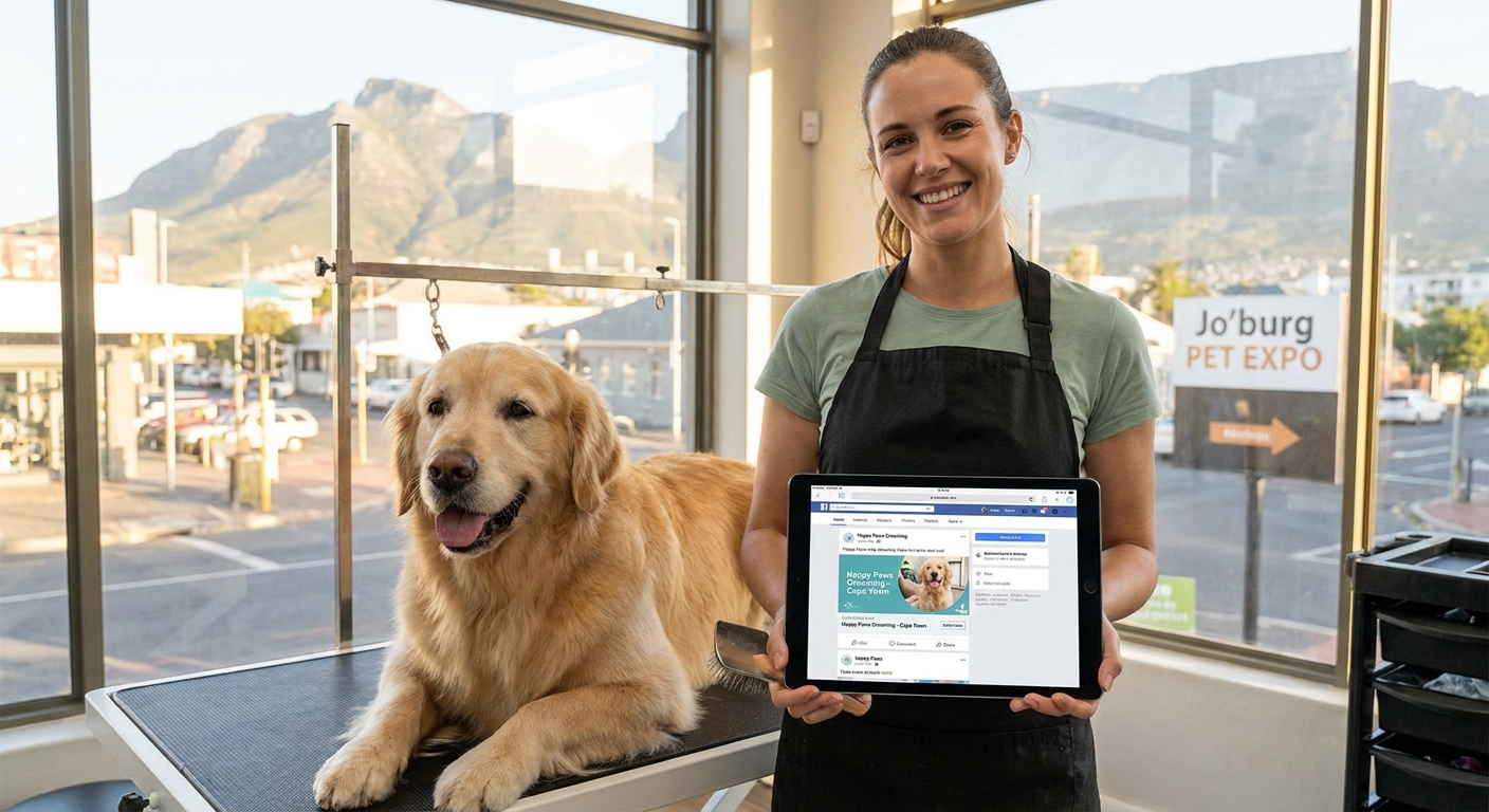 Meta Ads for pet grooming businesses in South Africa