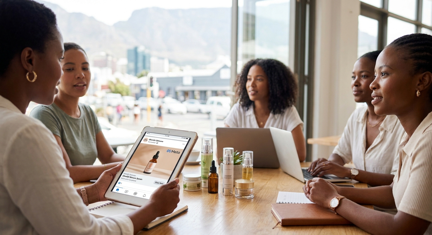 Meta Ads for skin care brands in South Africa