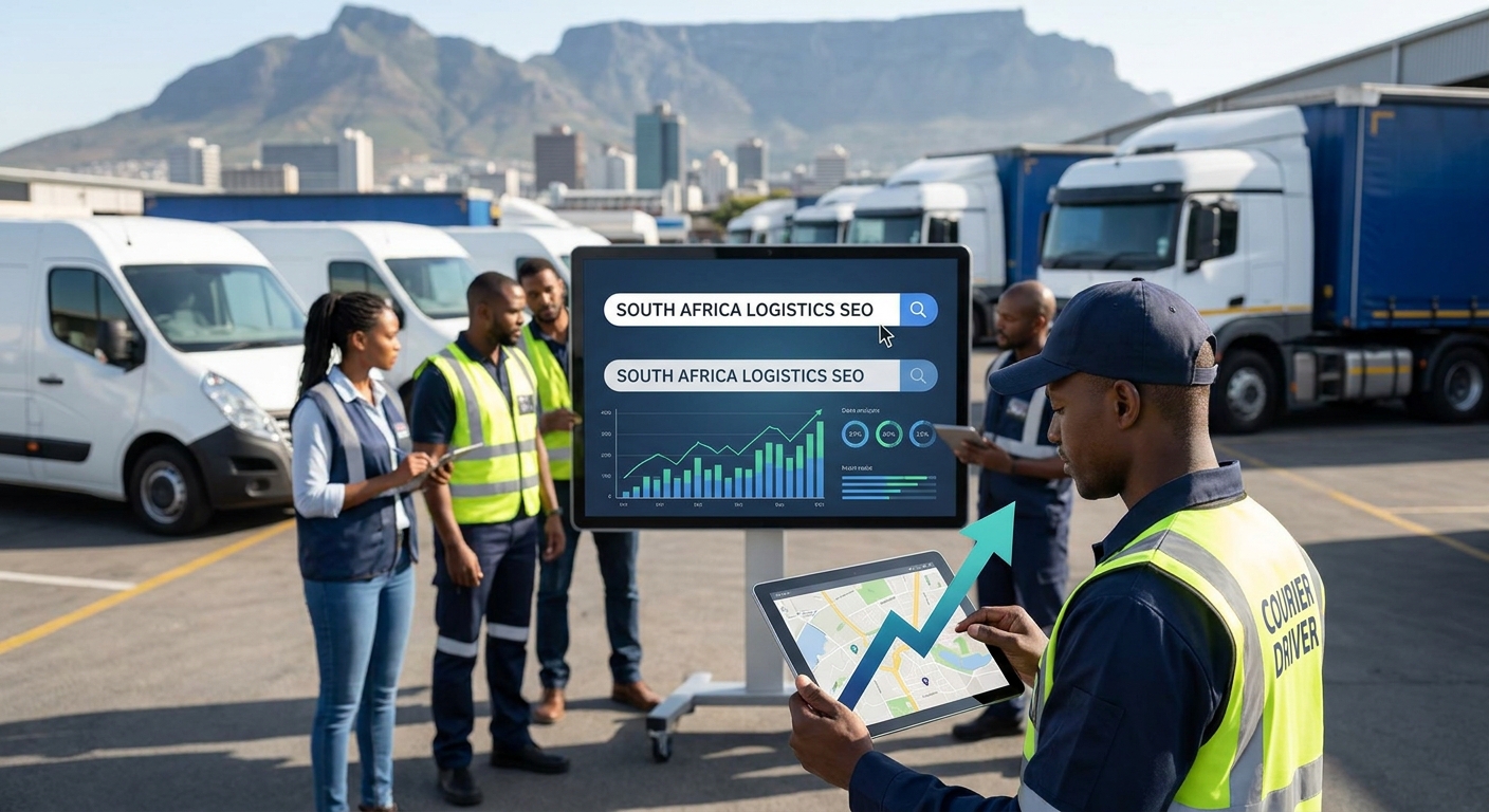 SEO services for courier and logistics companies in South Africa
