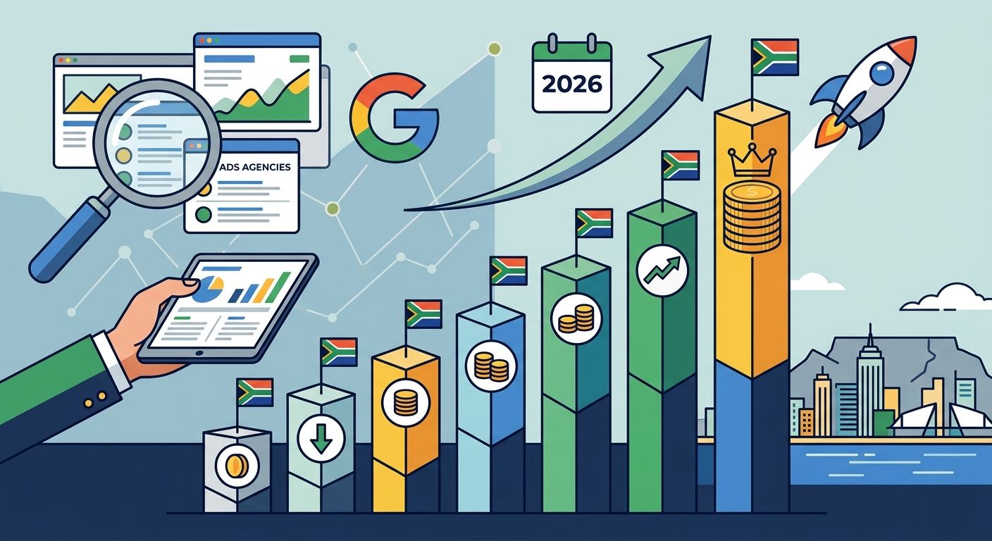 Google Ads agencies in South Africa ranked by cost 2026
