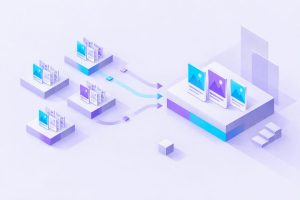 Separate ad tests feeding a shared scaling platform