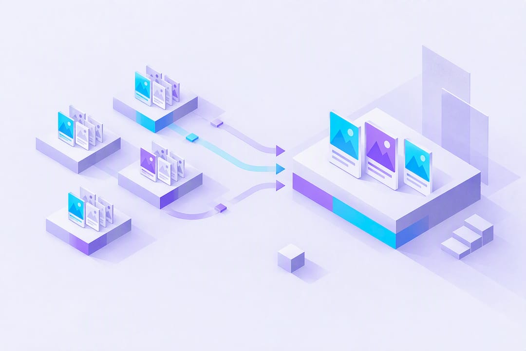 Separate ad tests feeding a shared scaling platform